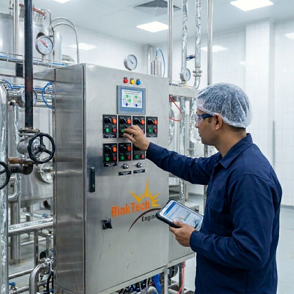 Fully automatic / manual CIP system 2